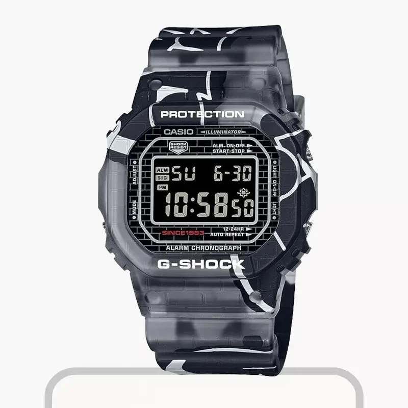 Casio G-Shock Street Spirit Digital Graffiti Art Men's Watch- DW-5000SS-1